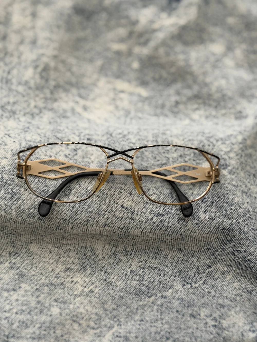 CAVIAR Gold-Tone Women's Designer Eyeglass Frames - Stylish Gold Accent